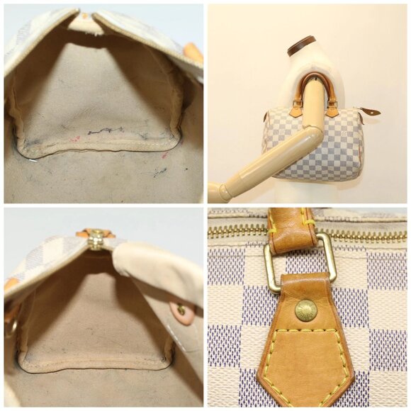 LOUIS VUITTON Damier Azur Speedy 25 Hand Bag - Picture 15 of 15